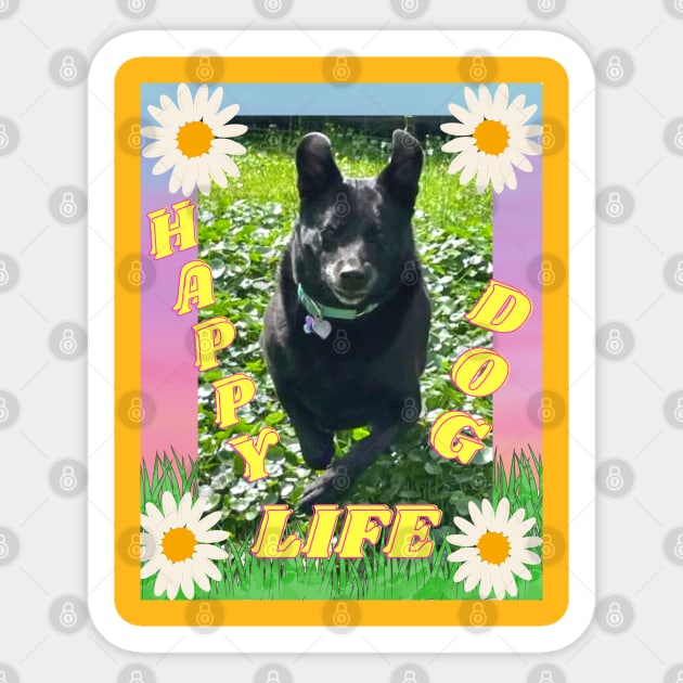 Happy Dog Life Sticker by AllieCat